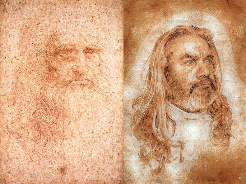 Leonardo da Vinci c1512 - William 2020