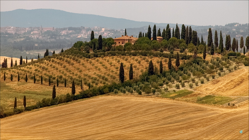 Famosa collina toscana