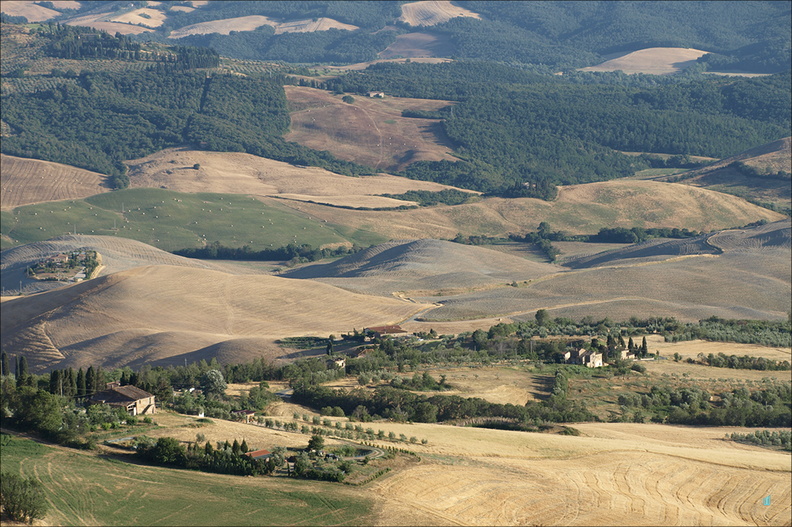 Paesaggio toscano tipico