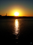Departure at sunset - V