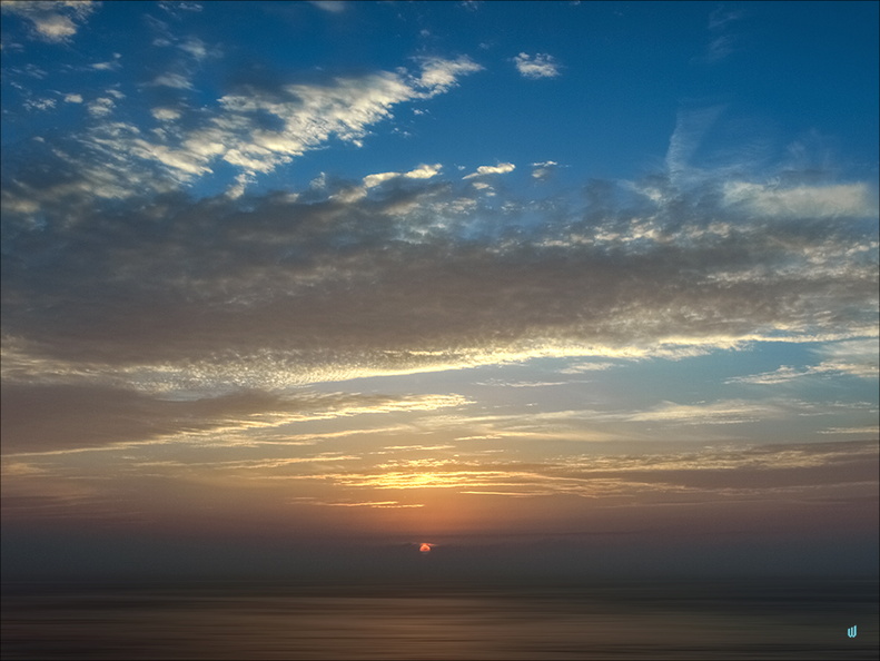 English Channel sunset