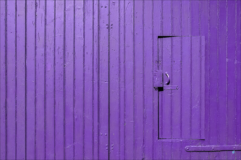 The purple door - Minimalist