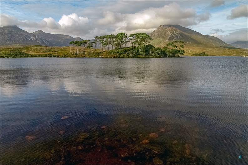 Derryclare Lough island