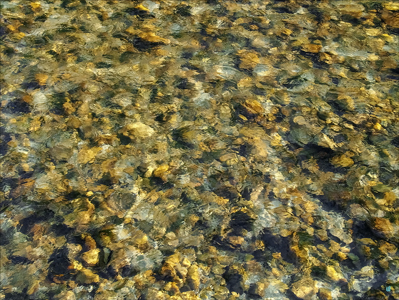 Le lit de la rivière